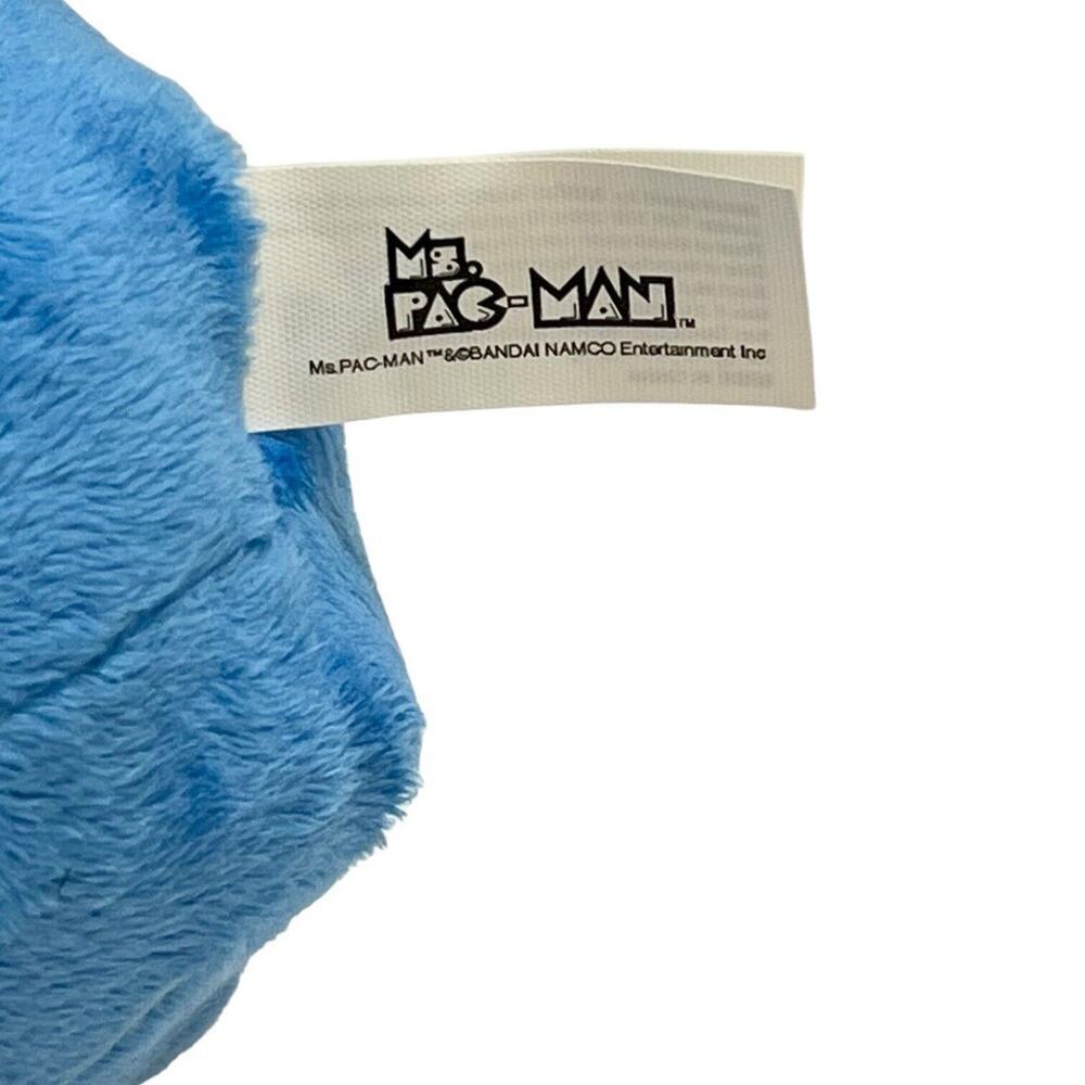 TOY FACTORY MS PACMAN BLUE GHOST‎ PLUSH BANDAI NAMCO CIRCA 2022 - Picture 7 of 7